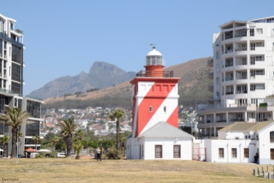 The lighthouse at Green Point in Cape Town.