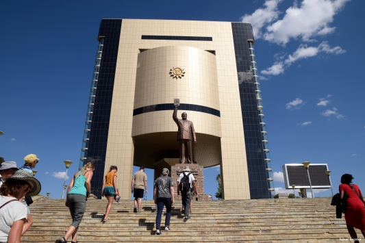 Independence Memorial built by North Korea in Windhoek, Namibia