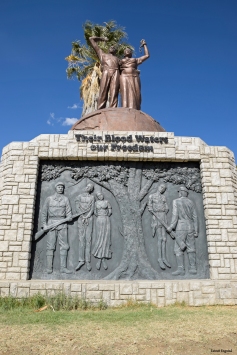 Genocide Memorial in Windhoek, Namibia.